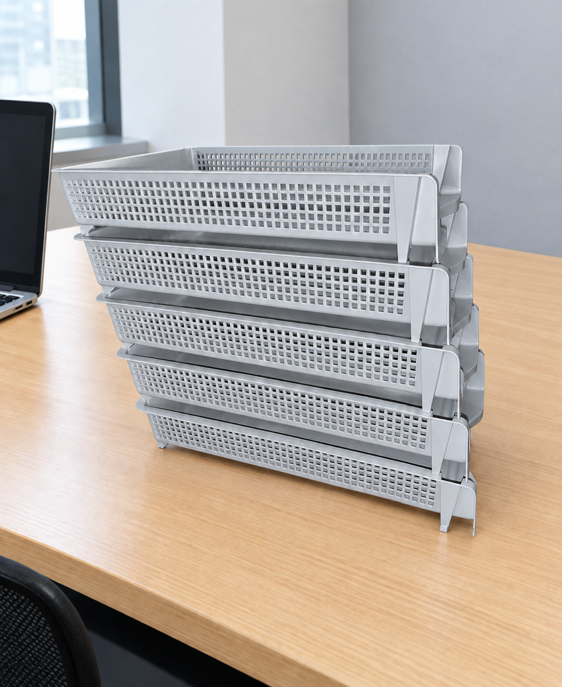 2 to 5 Layers Documents Rack 39x28 cm School & Office Desk Organizer ...