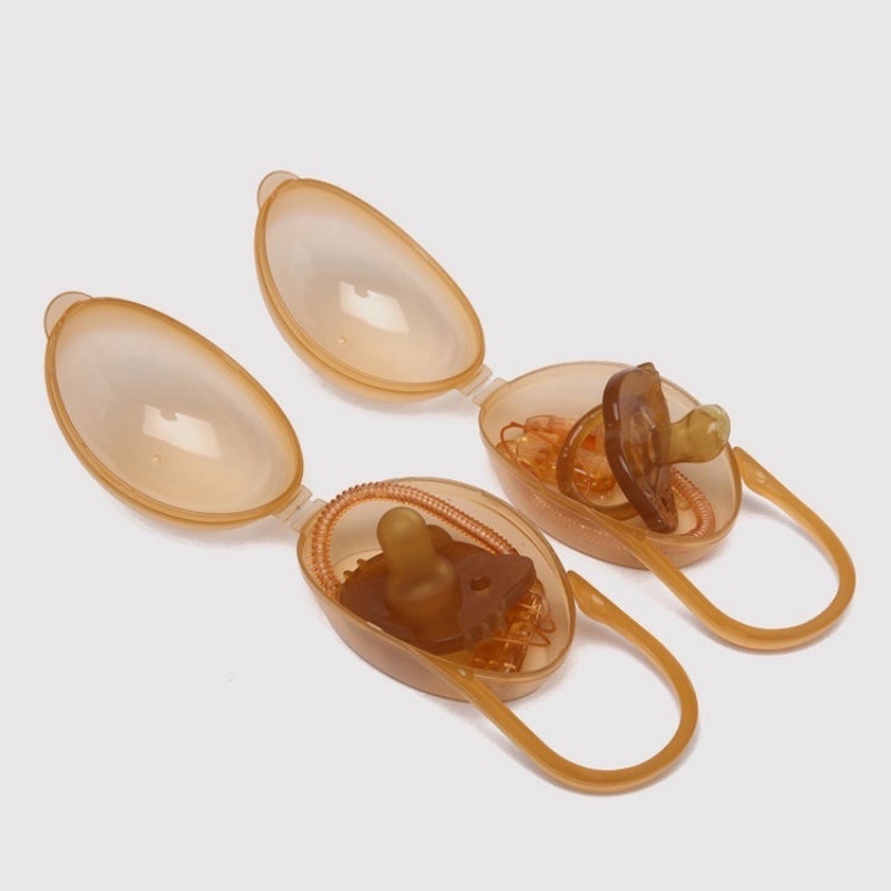 3 In 1 Portable Silicone Pacifier for Baby Baby Pacifier Set Anti-drop ...