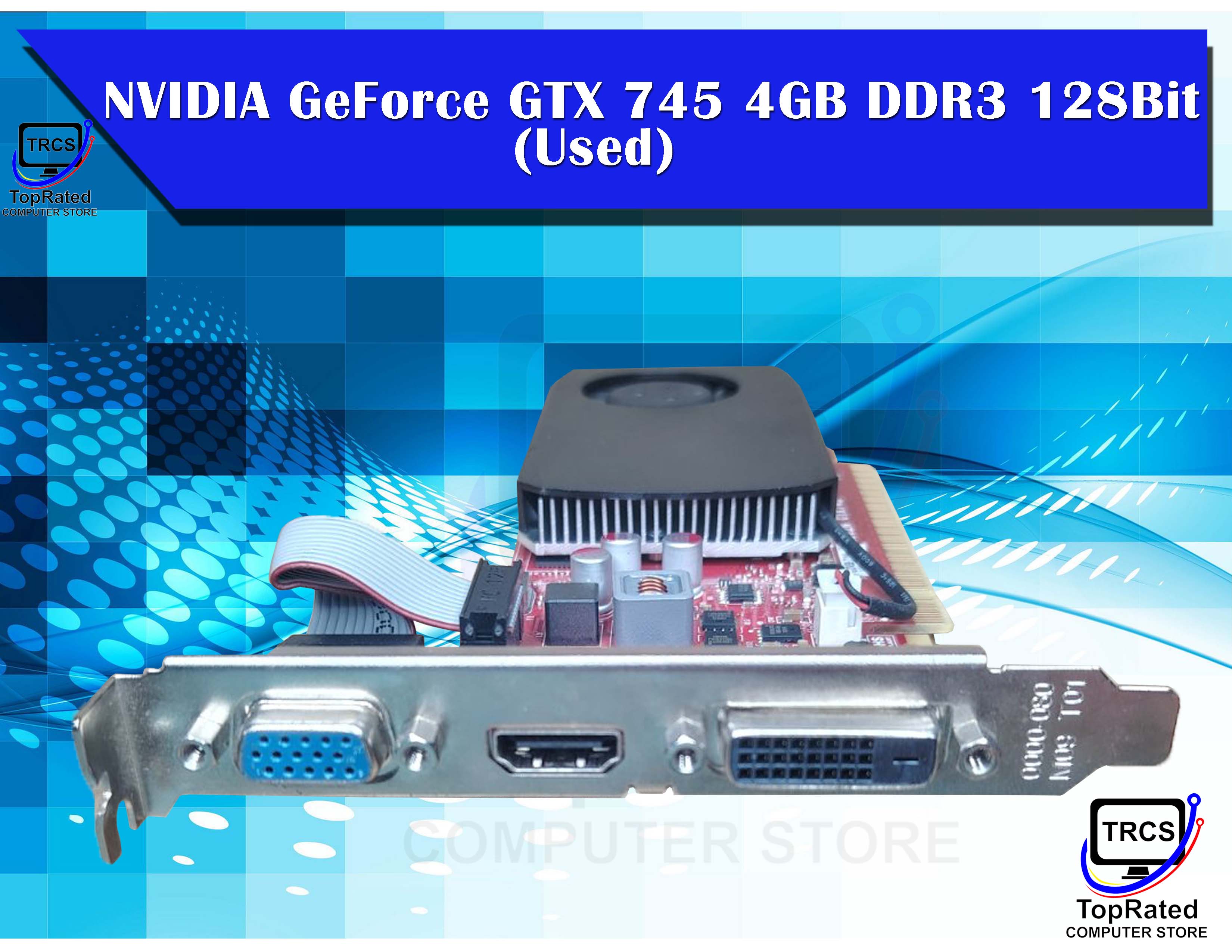 NVIDIA GeForce GTX 745 4GB DDR3 128Bit PCIE Video Card Graphics Card ...