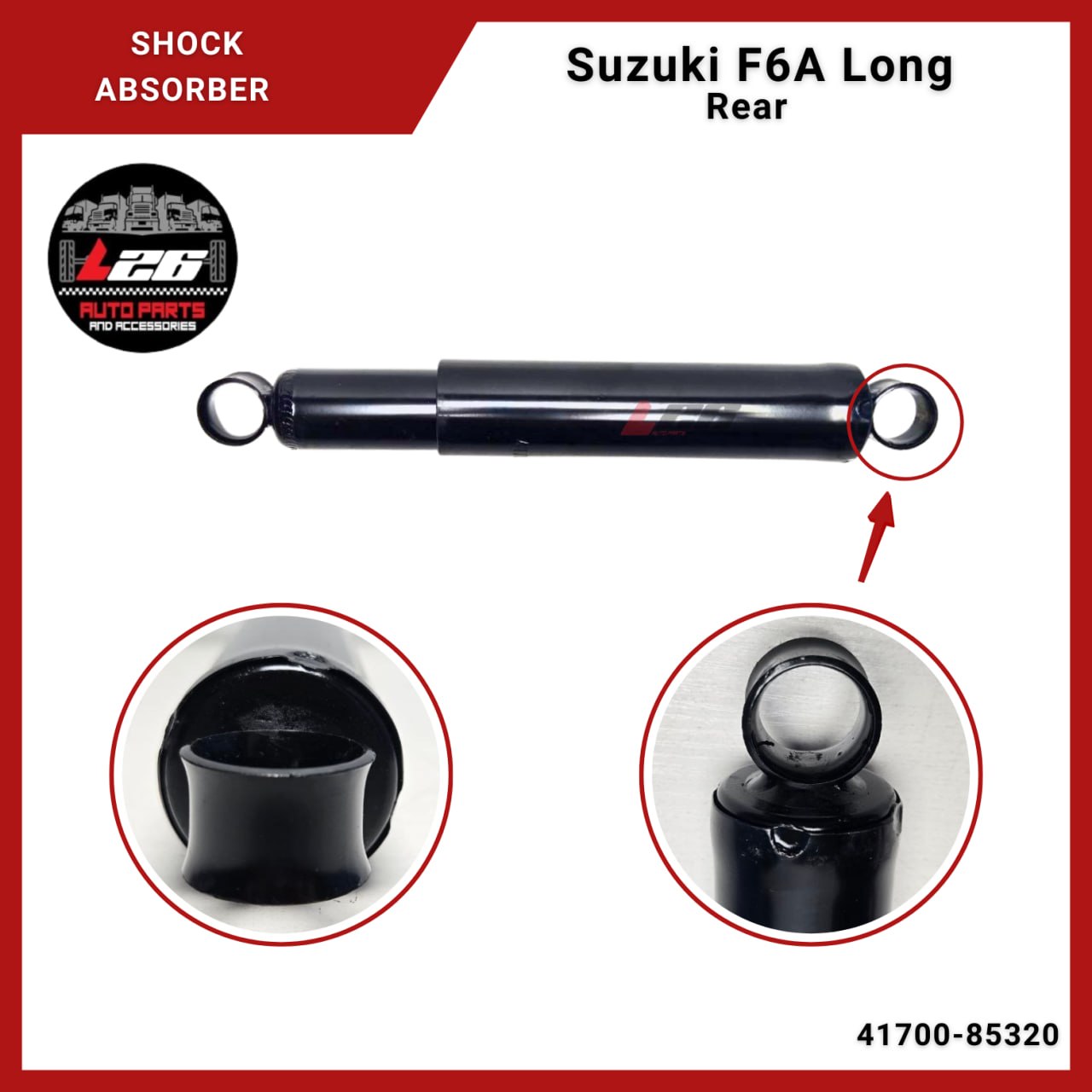 Suzuki F6A Multicab REAR Shock Absorber Long type RH/LH 41700-85320 ...
