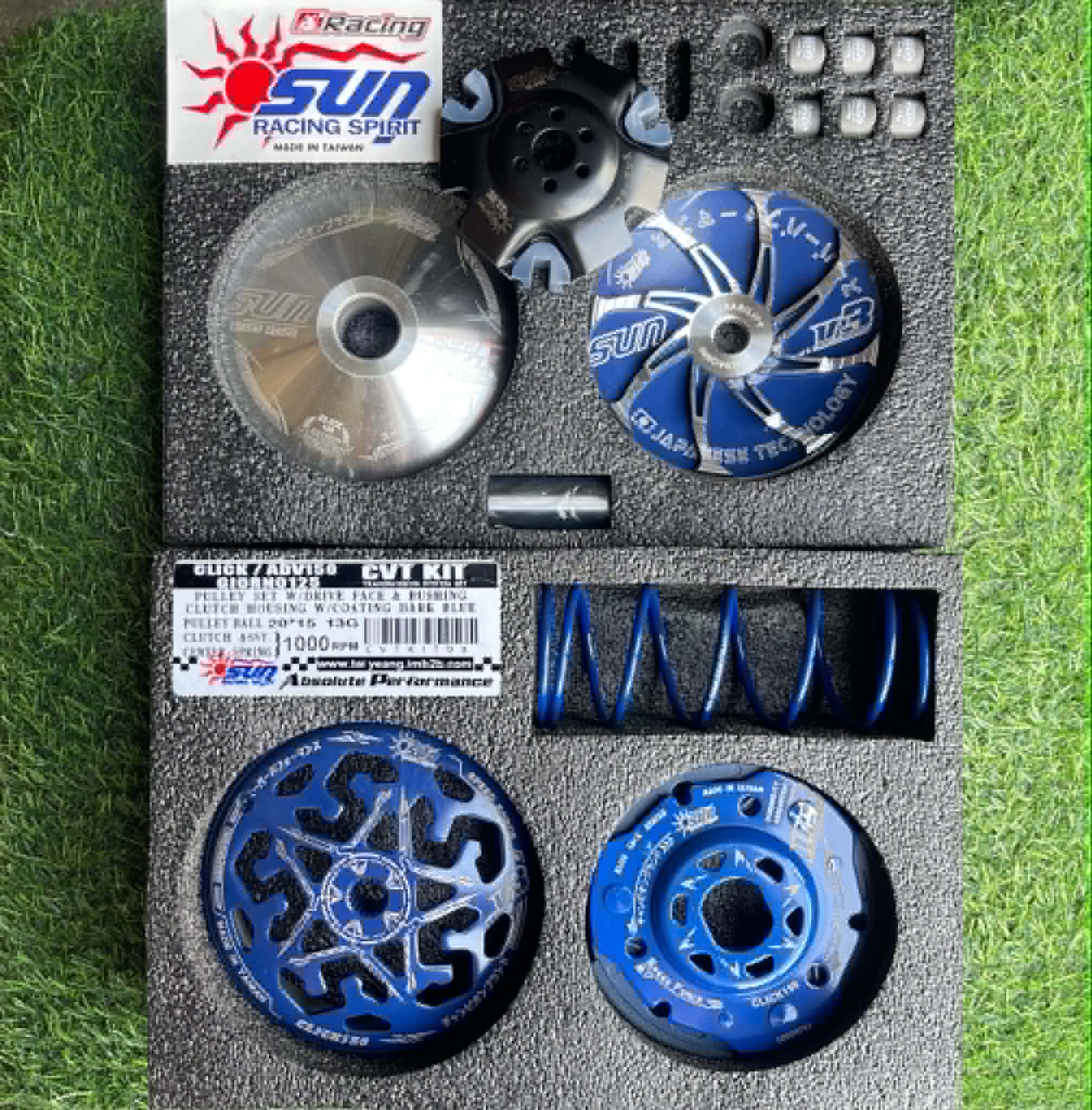 SUN RACING CVT KIT SET VERSION 2 FOR NMAX/AEROX,MIOi125,GEAR,CLICK150 ...