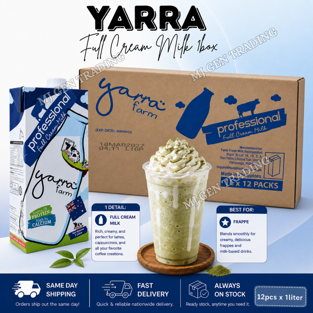 Yarra's Farm Professional Full Cream UHT Milk 1L x 12pcs | 1 Box ...