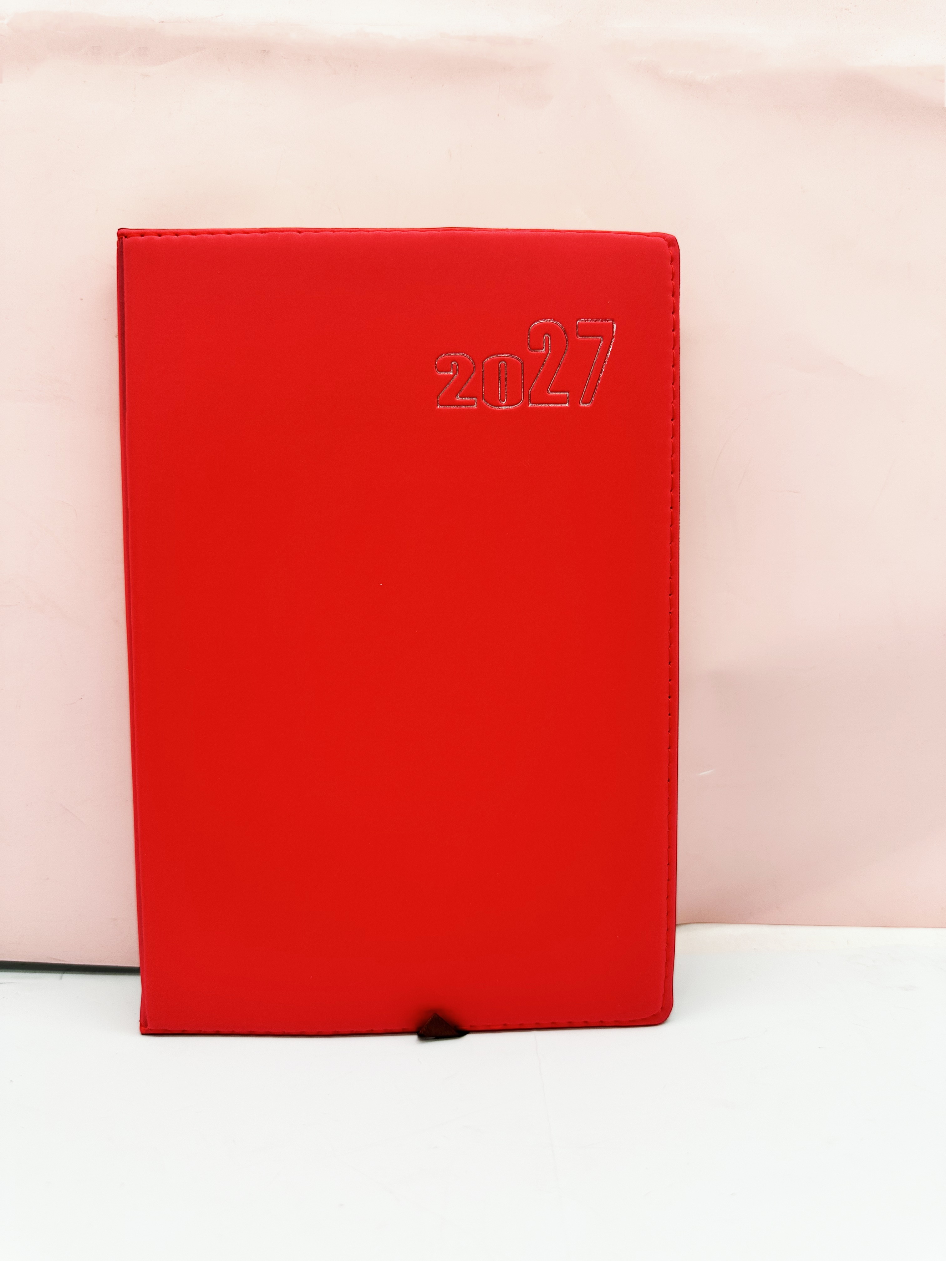 2027 Planner Soft Leather Board Notebook Diary Planner Monthly Weekly ...