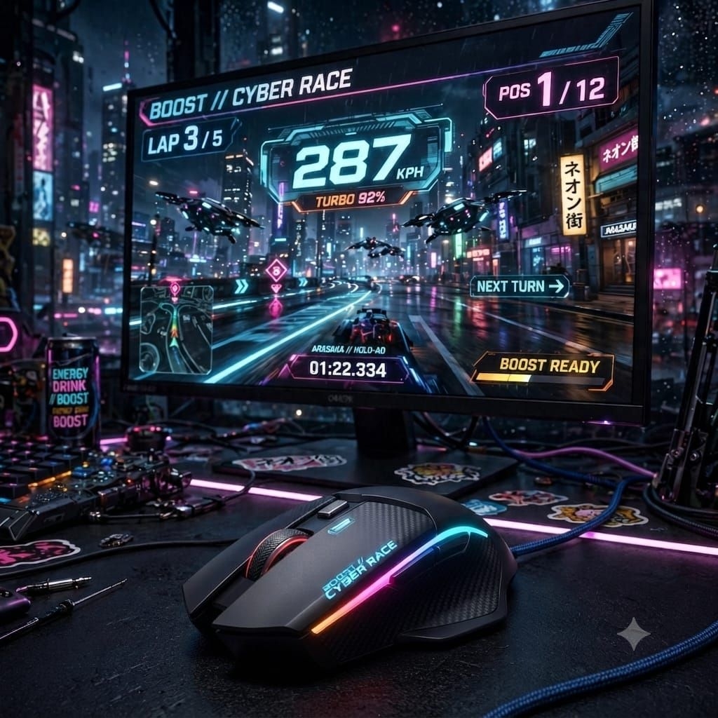 Wired Gaming Mouse — 7 Programmable Buttons 5500 DPI LED Optical USB ...