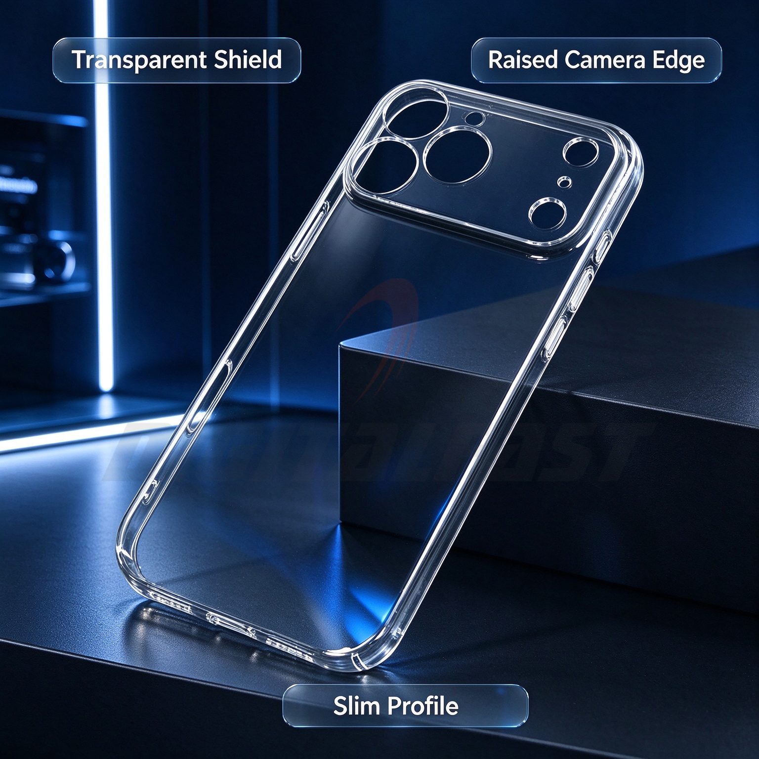DigitalFast For iPhone 18 Pro / iPhone 18 Pro Max Transparent Case PC ...