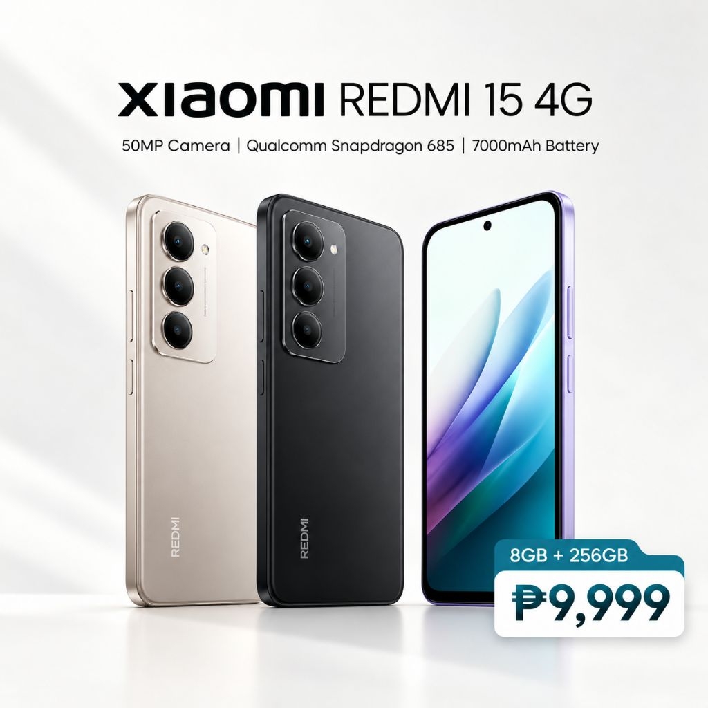 REDMI 15 4G 8+256GB | 7000mAh | Snapdragon 685 Xiaomi HyperOS | Shopee ...