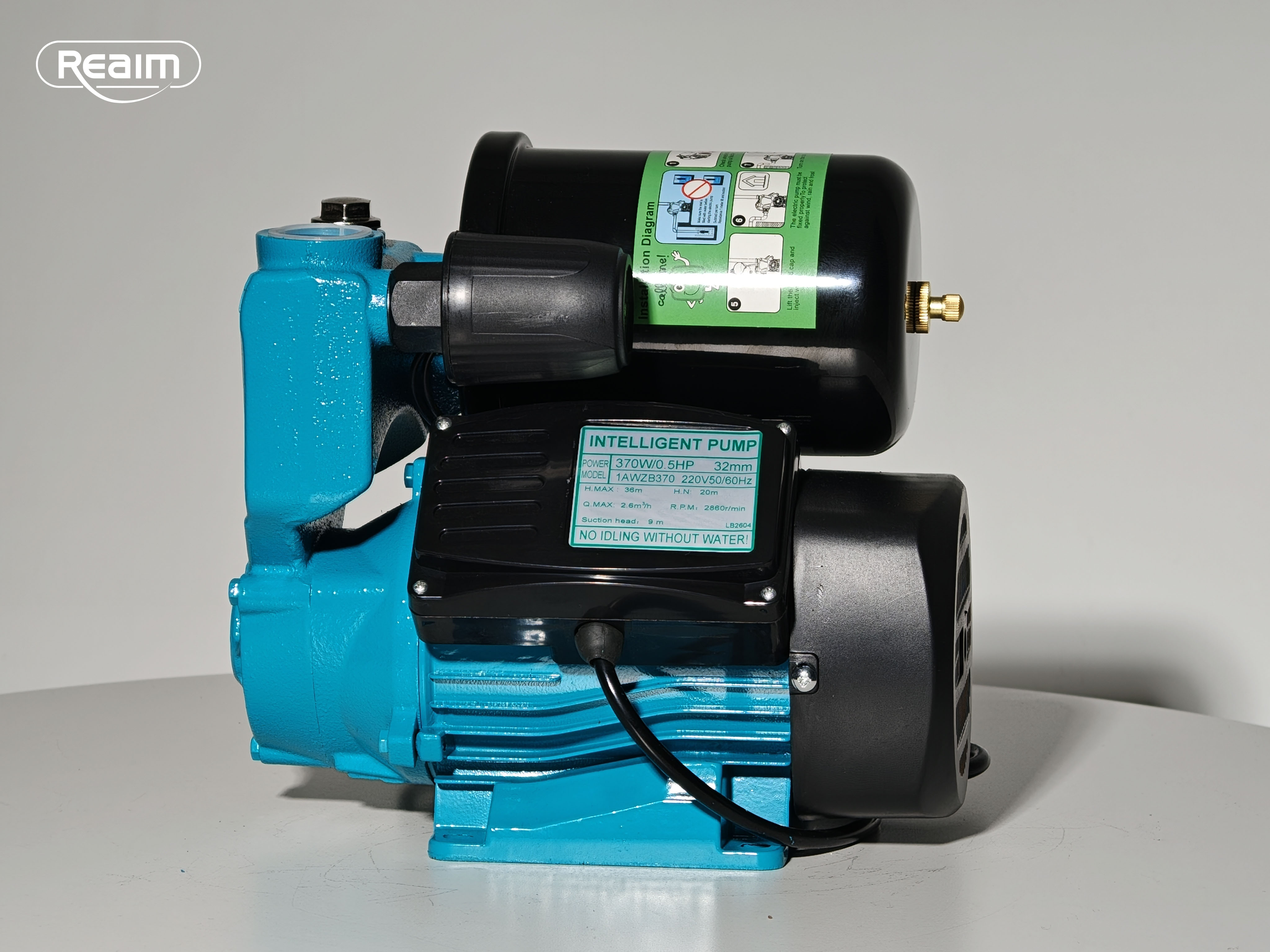 REAIM Automatic Booster Pump Jet Pump Jetmatic Water Pump 370W/600W ...