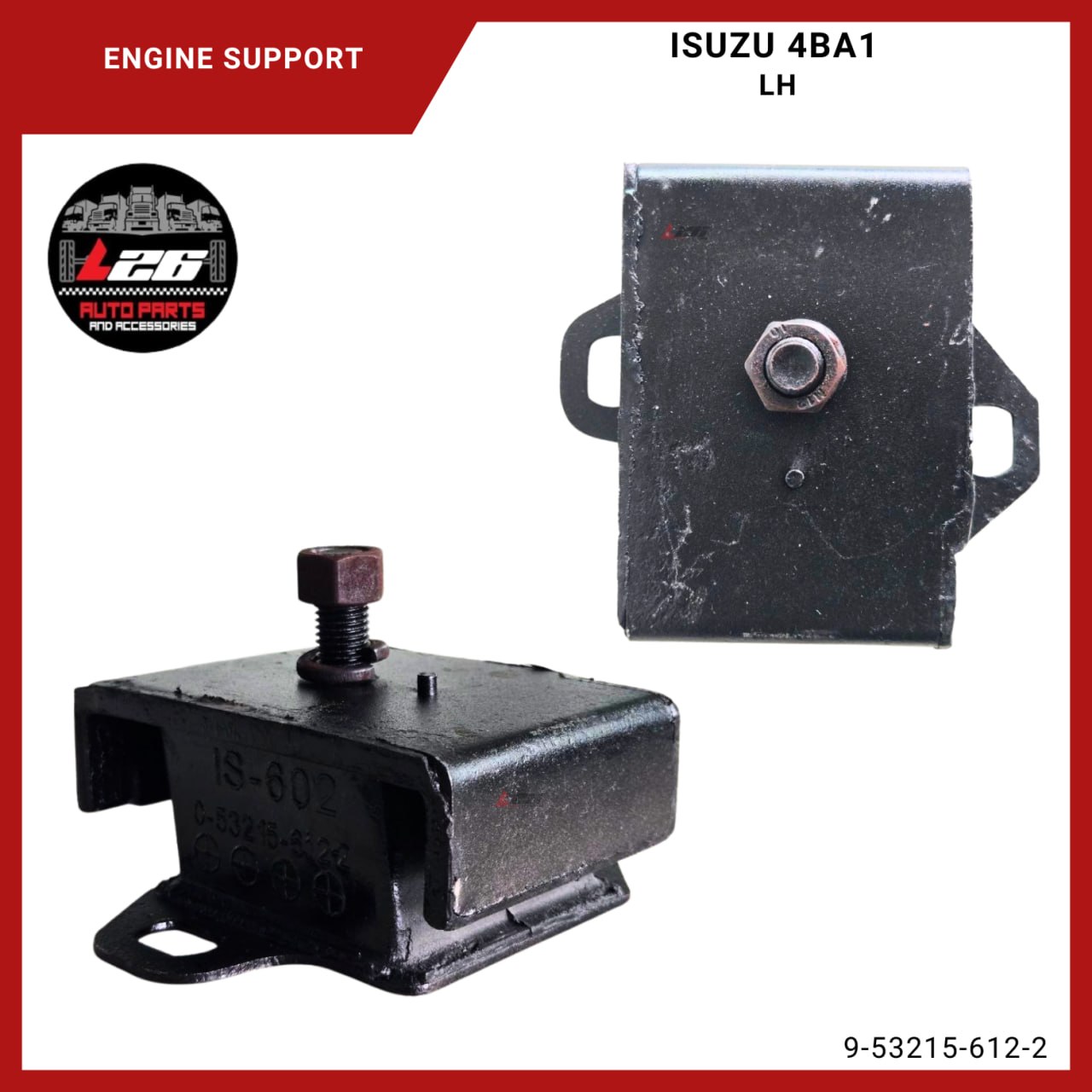 Isuzu C240 4BA1 4BC2 4BE1 4BE2 Engine Support Mounting RH/LH 9-53215 ...