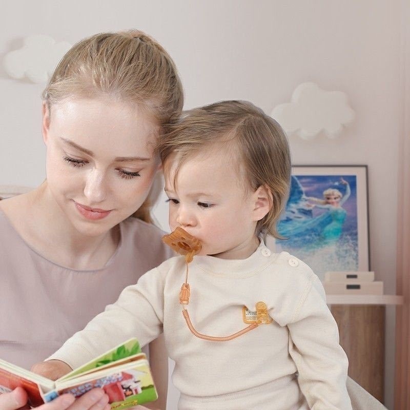3 In 1 Portable Silicone Pacifier for Baby Baby Pacifier Set Anti-drop ...