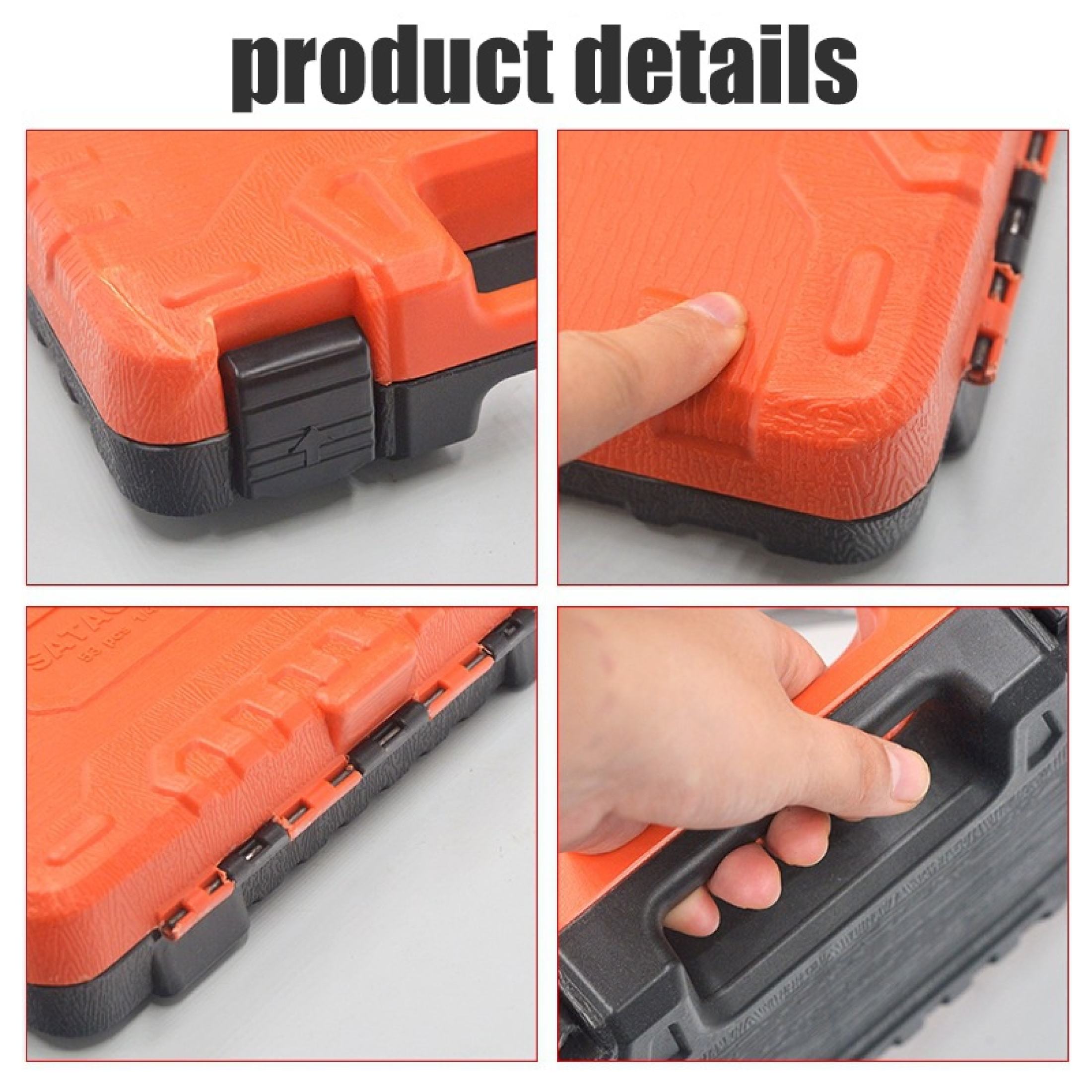 61PCS Tool Original Socket Wrench Set Ratchet Wrench Tool Box Heavy ...