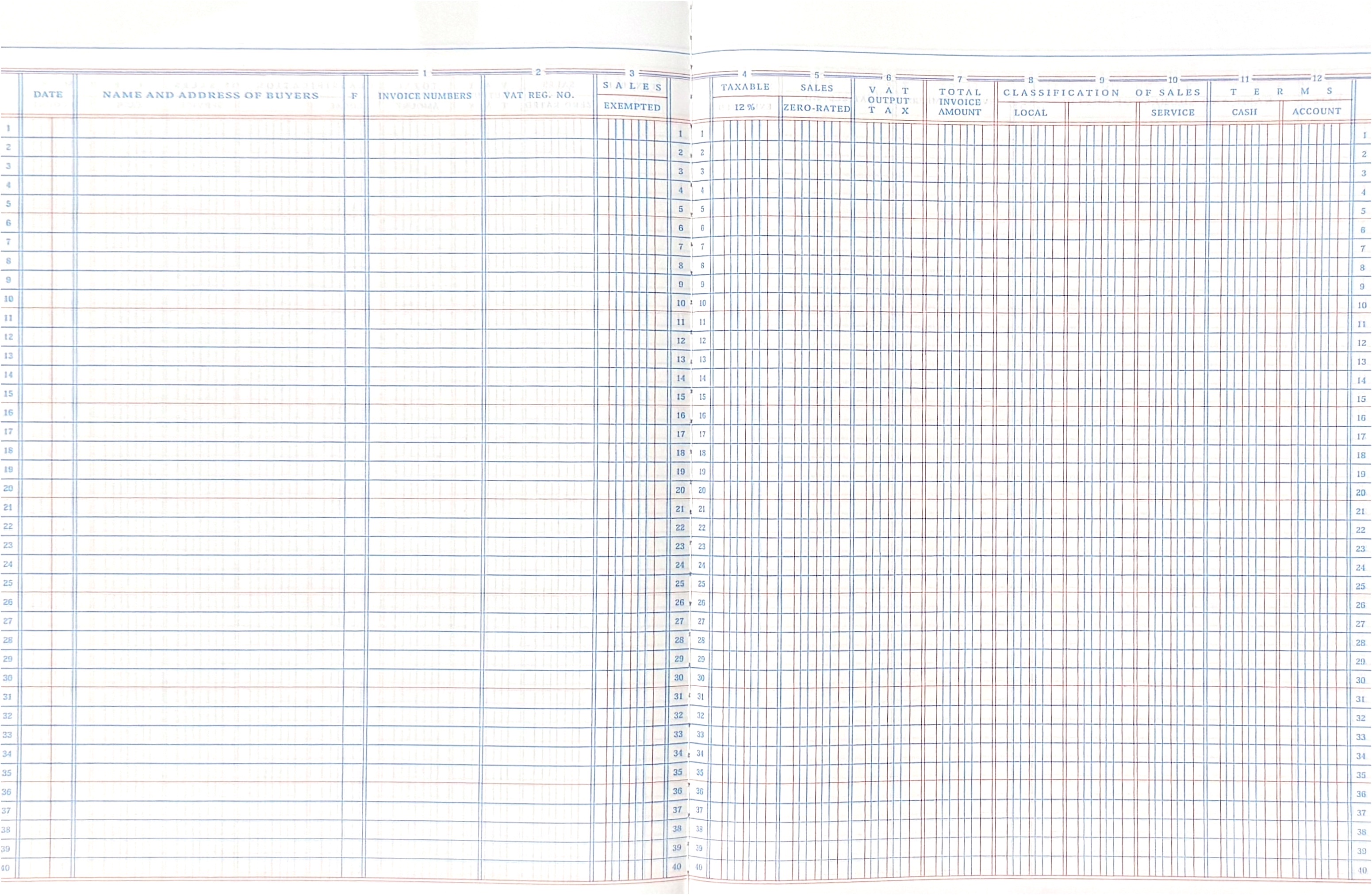 Valiant Columnar Notebook 3 columns to 14 columns, journal notebook and ...
