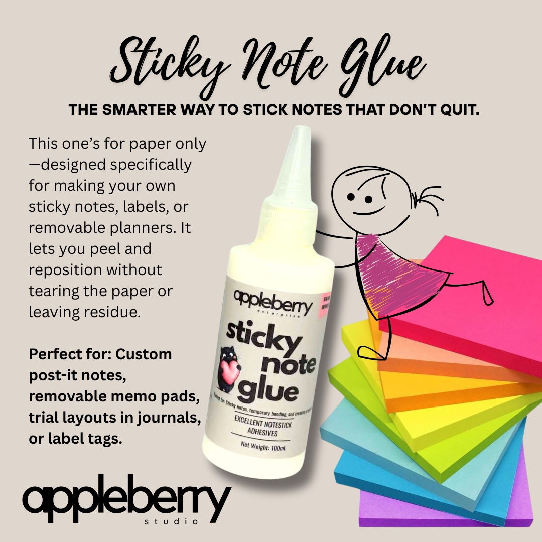 Removable Glue Sticky Note Glue,Can Be Peeled And Re-Attached Many ...