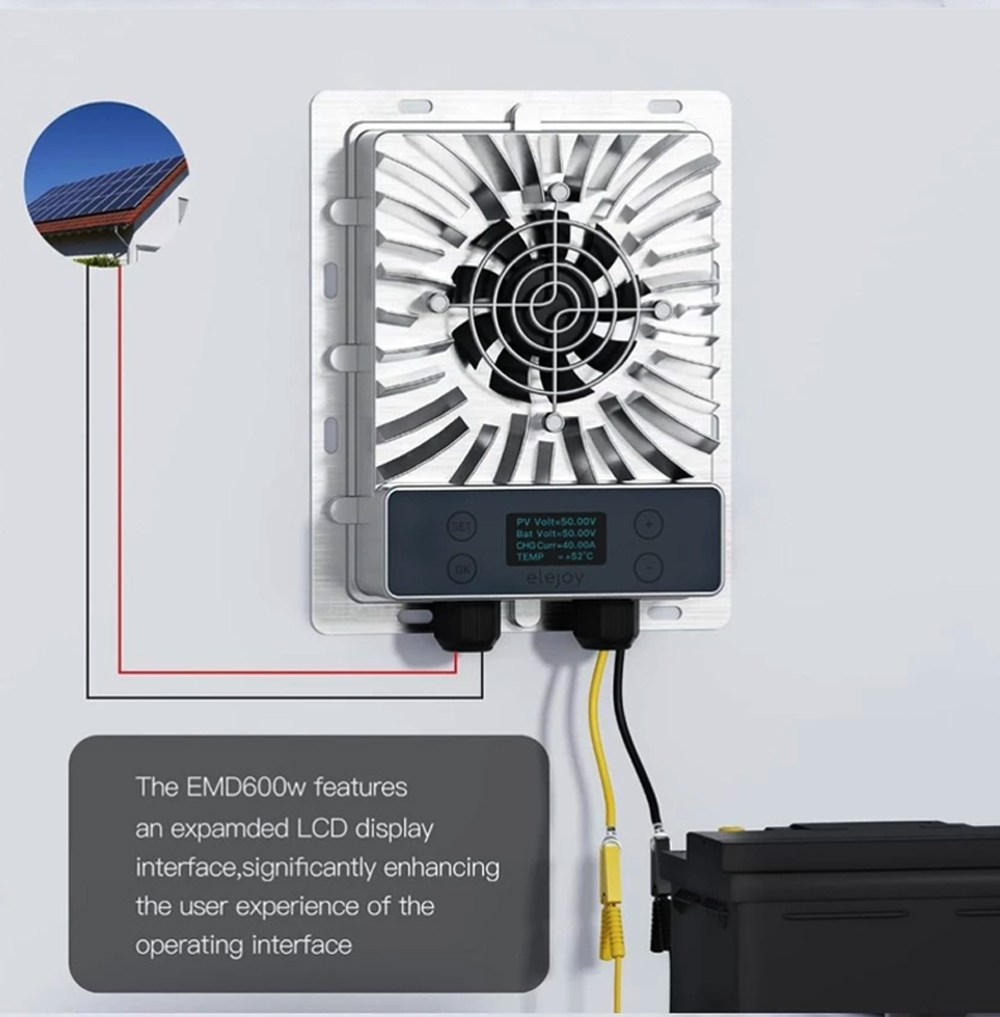 ELEJOY MPPT Step Down Up Solar Controller - Real Time Tracking, High ...