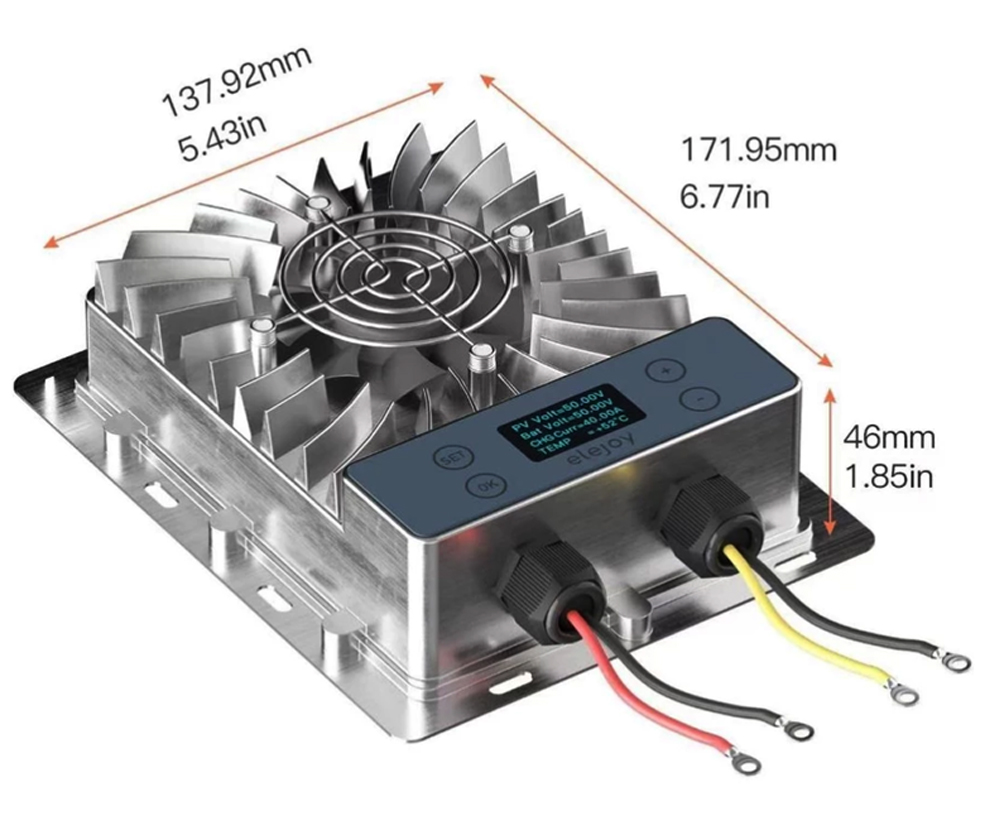 ELEJOY MPPT Step Down Up Solar Controller - Real Time Tracking, High ...