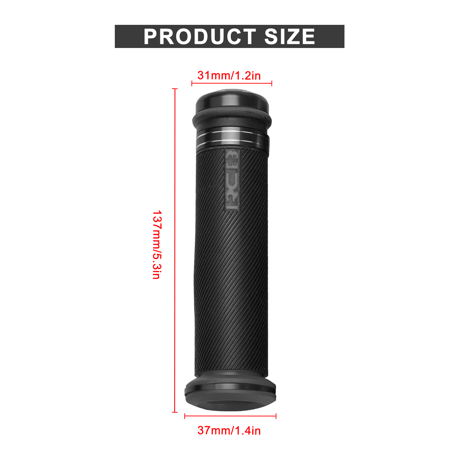 RCB Handle Grip Motorcycle Racing Boy AHG66 Alloy Handle Grip Universal ...