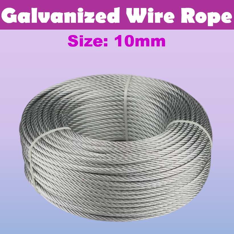 Galvanized Wire Rope 4.2-10mm 1x7 High-Tensile Steel Cable Guy Wire ...