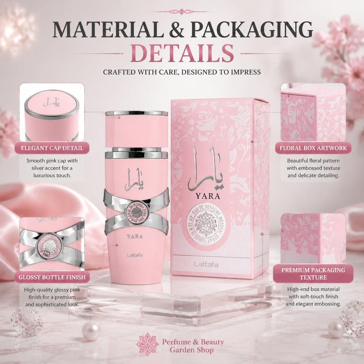 Yara Eau De Parfum 100ml Pink Floral Perfume Bottle Box Gift Set Shopee ...
