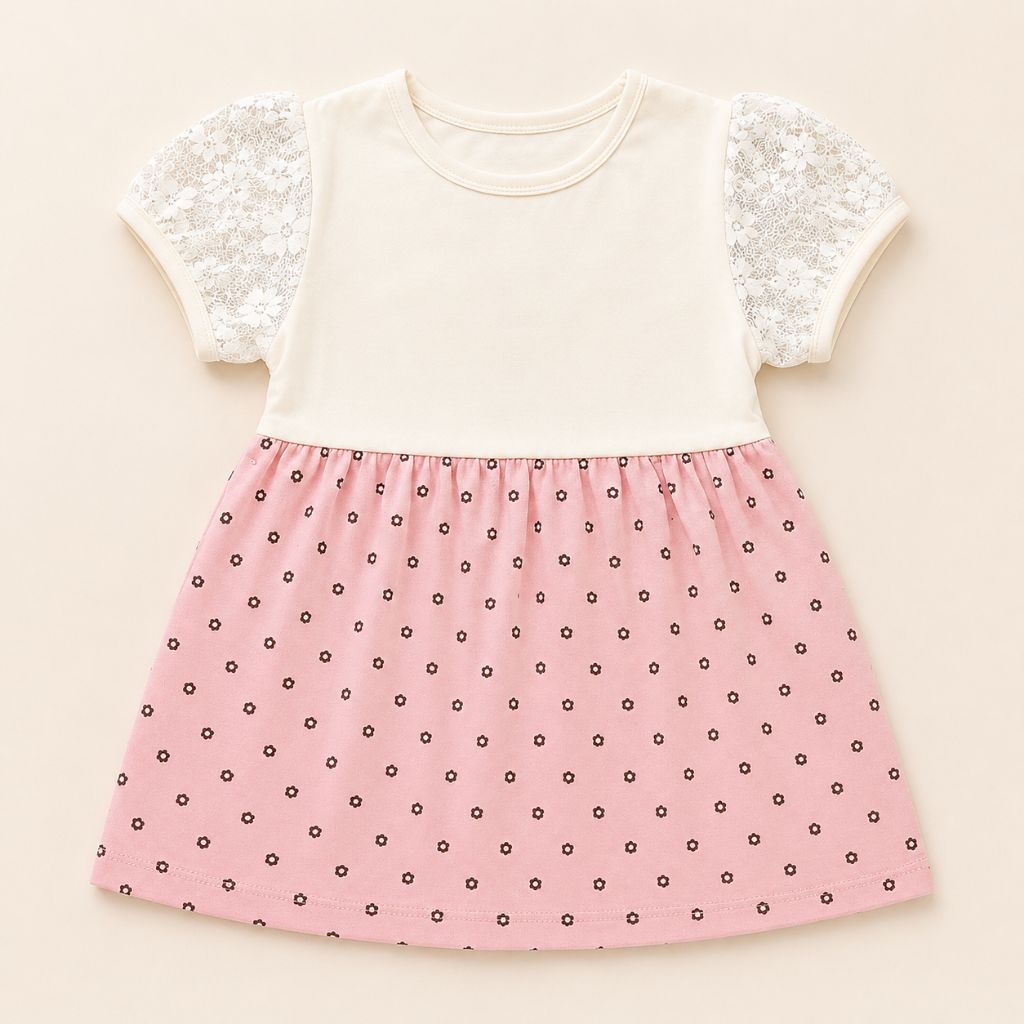 Baby Girls Dress Sweet Bowknot Fake Two-piece Dress Christening ...