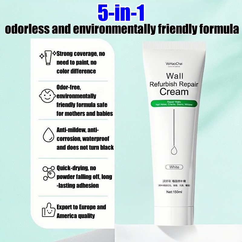 【COD】Waterproof Wall Repair Paste White Latex Repair Glue Wall Hole ...