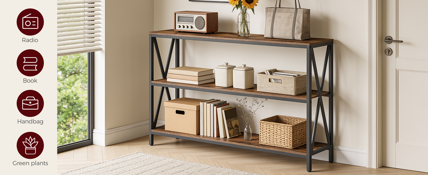 Narrow Side Table Bed Shelf with Charging USB Sofa Table Bedside ...