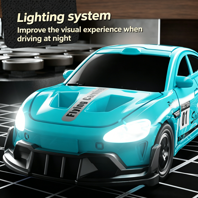 1:64 Mini Remote Control Drift Racing Car Model Desktop Toy 4WD High ...