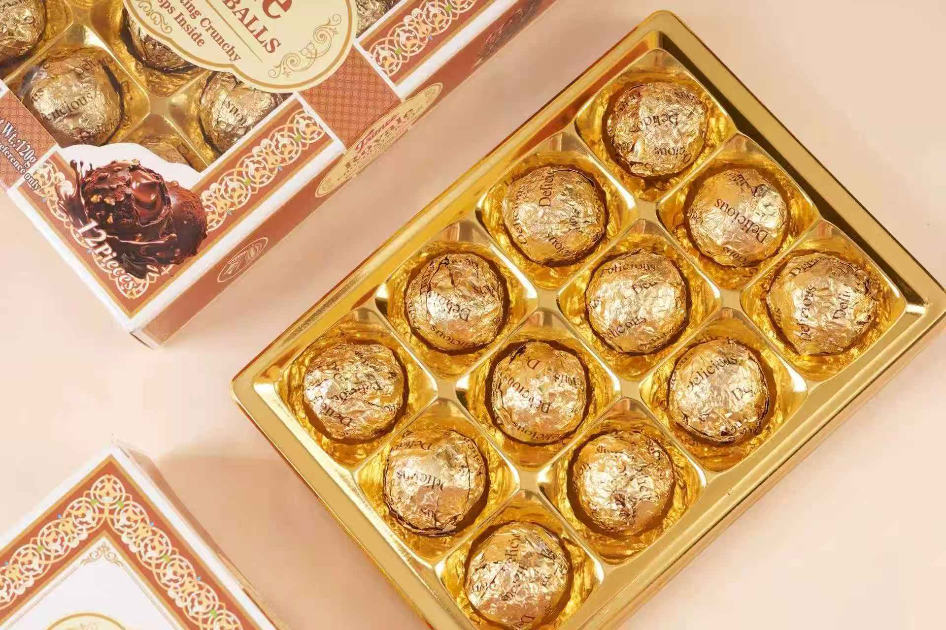 BUY 1 TAKE 1 TRIMEE COD Royale Chocolate Balls 12PCS Crispy Rice ...