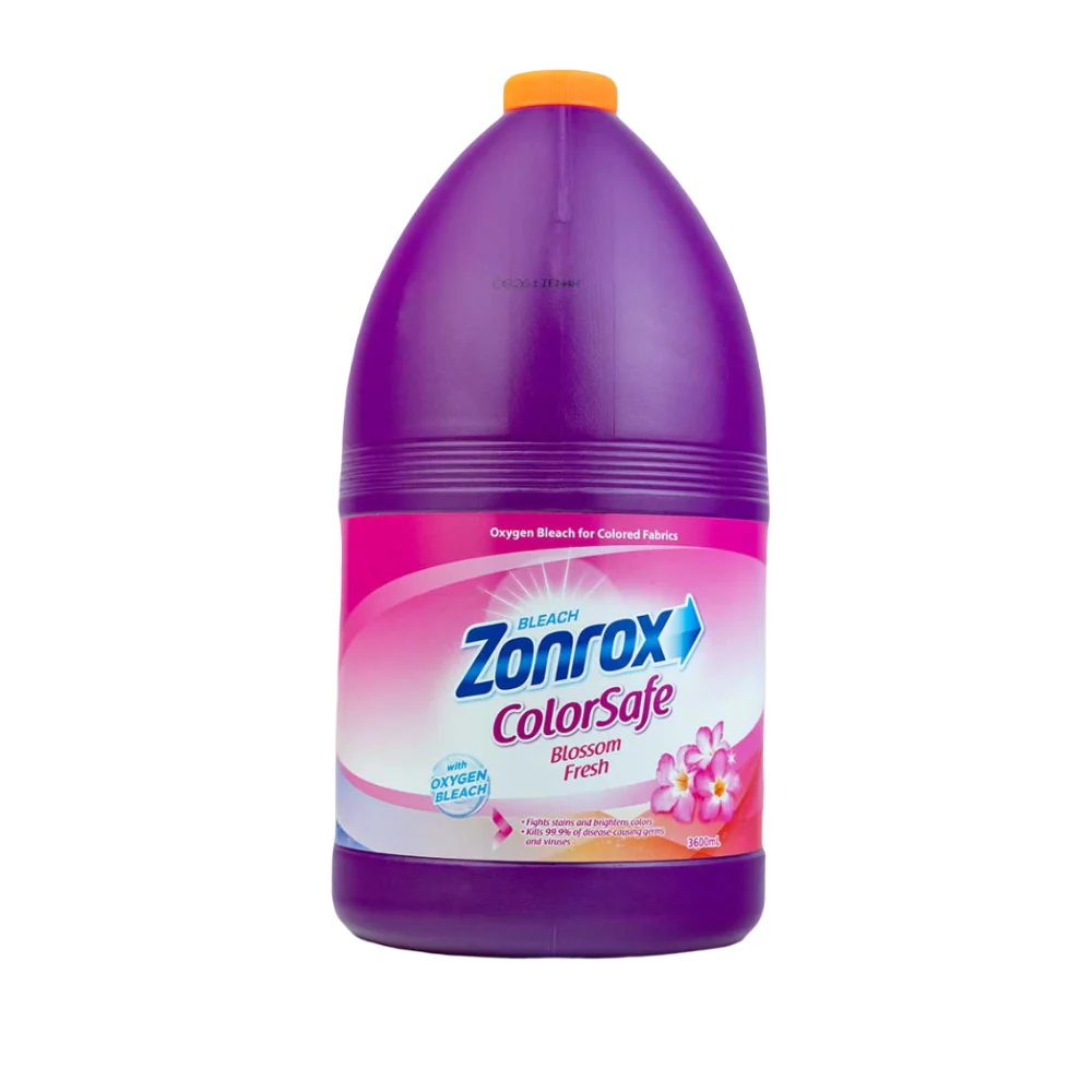 Zonrox ColorSafe Blossom Fresh Bleach (3600 mL/1 GALLON) I 900ML (MAX ...