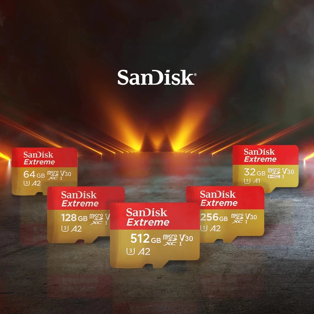 SanDisk 32GB-1TB Extreme microSD Card - High Speed Read Write, U3 V30 ...