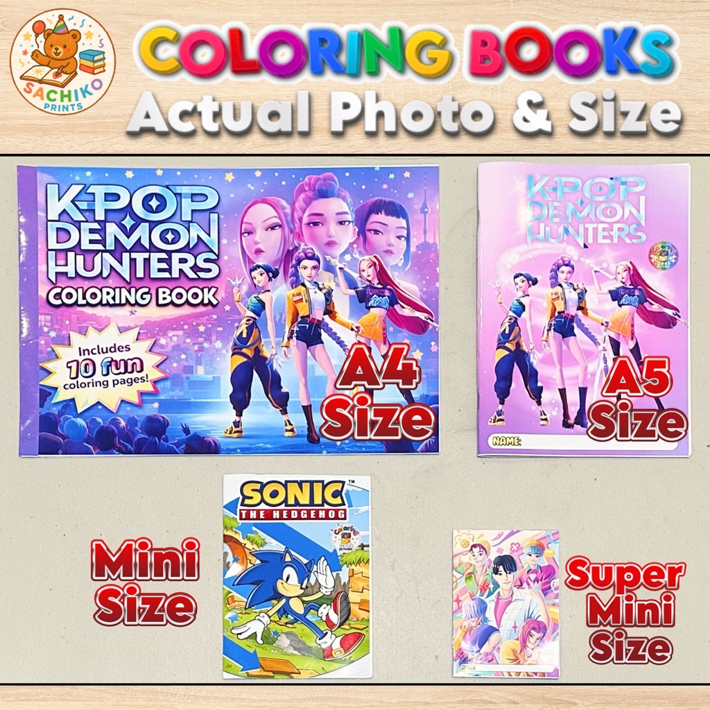 JOLLITOWN JOLLIBEE KIDS FUN COLORING BOOK A4 SIZE BIG SIZE BY SACHIKO ...