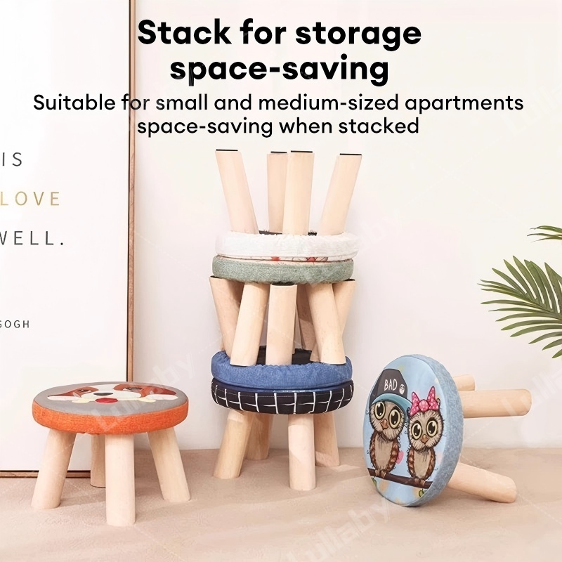 Children's Stool Sofa Stool Soft Stool Shoe Changing Stool Dining Stool ...