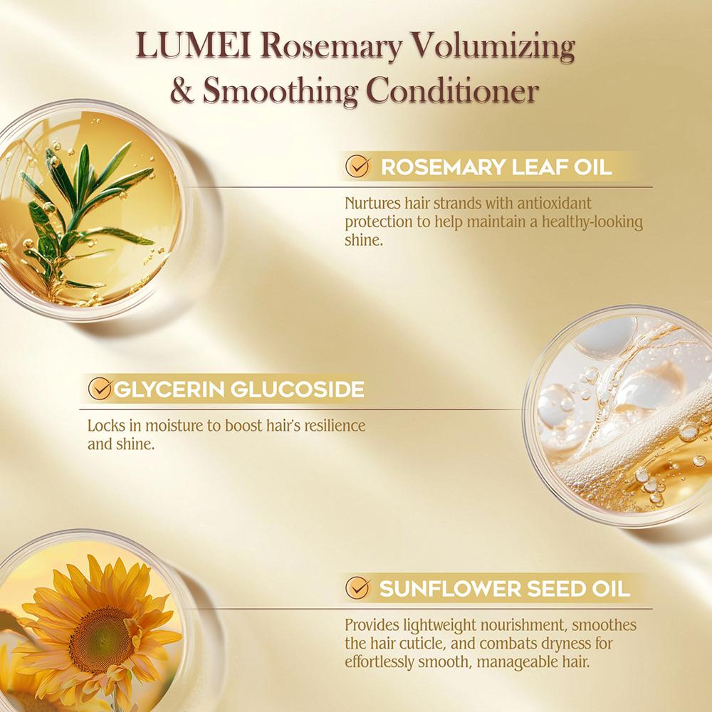 LUMÉI Rosemary Infused Shampoo & Conditoner Anti-Hair Get Rid of ...