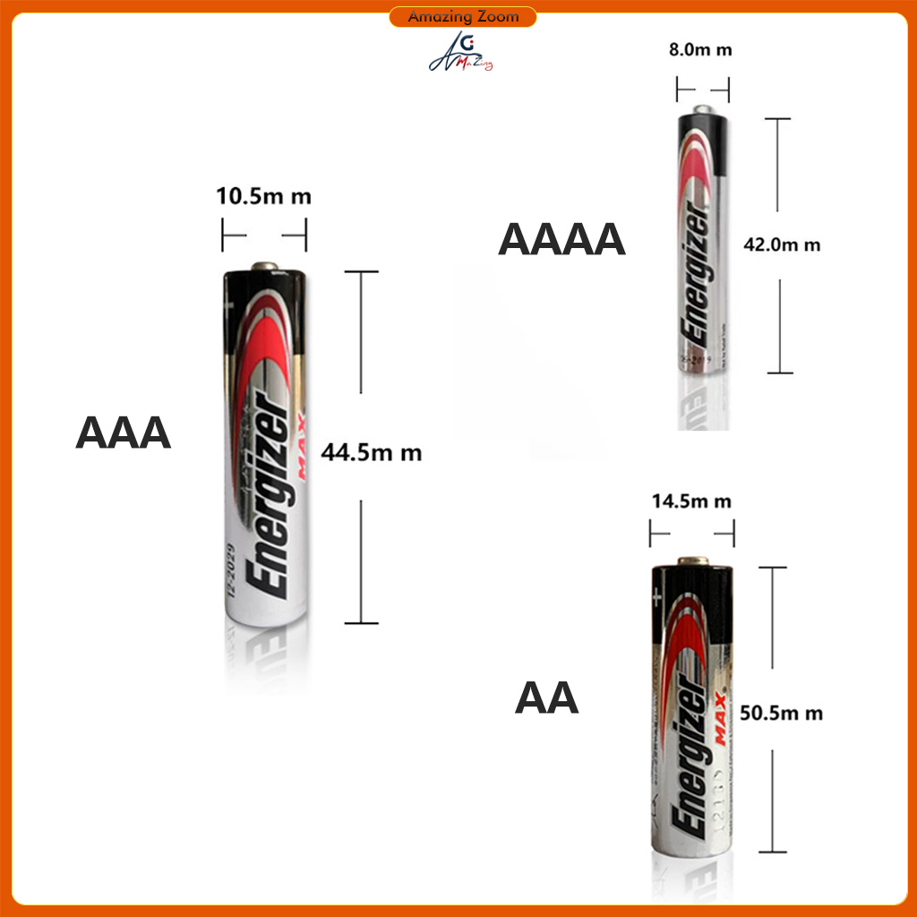 Energizer AAAA/AAA/AA ALKALINE Battery 4Pcs/Pack 2Pcs/Pack | Shopee ...
