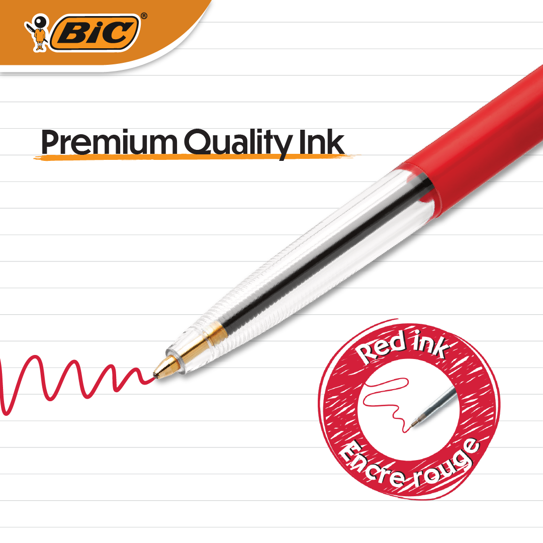 BIC M10 Original 1.0mm Medium Point Retractable Ballpoint Pen,(Black ...