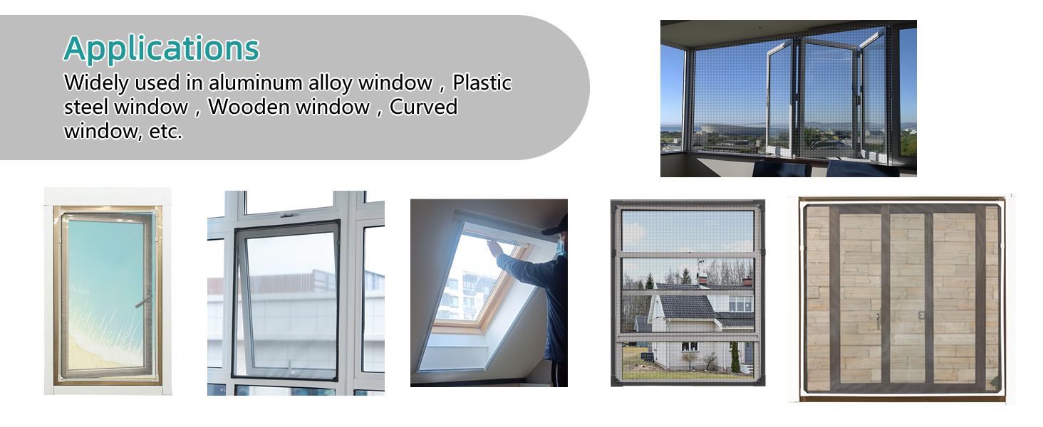 Oasia Upgrade Window Screen Magnetic With Velcro Anti Mosquito Net Mesh ...