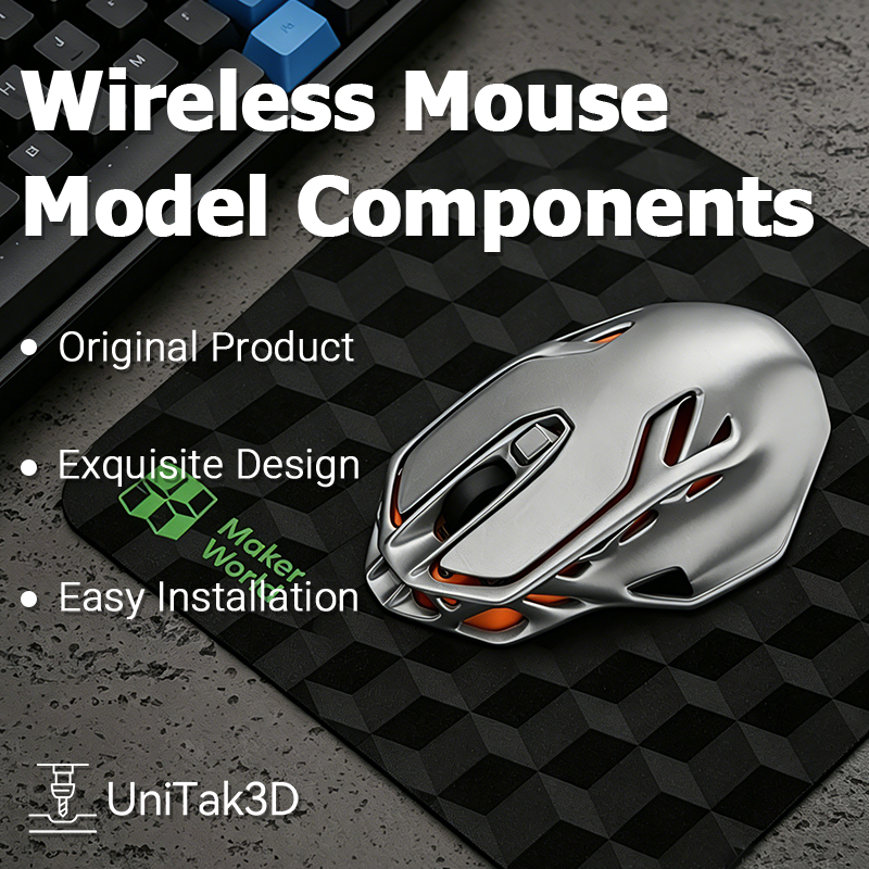 UniTak3D Bambu Lab Makerworld MH002 3D Printed Wireless Mouse Model ...