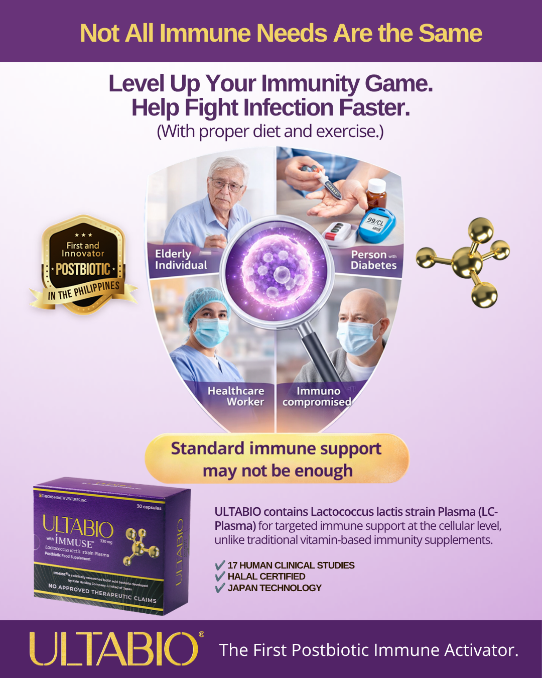 ULTABIO Postbiotic Immunity 1 Box | Shopee Philippines