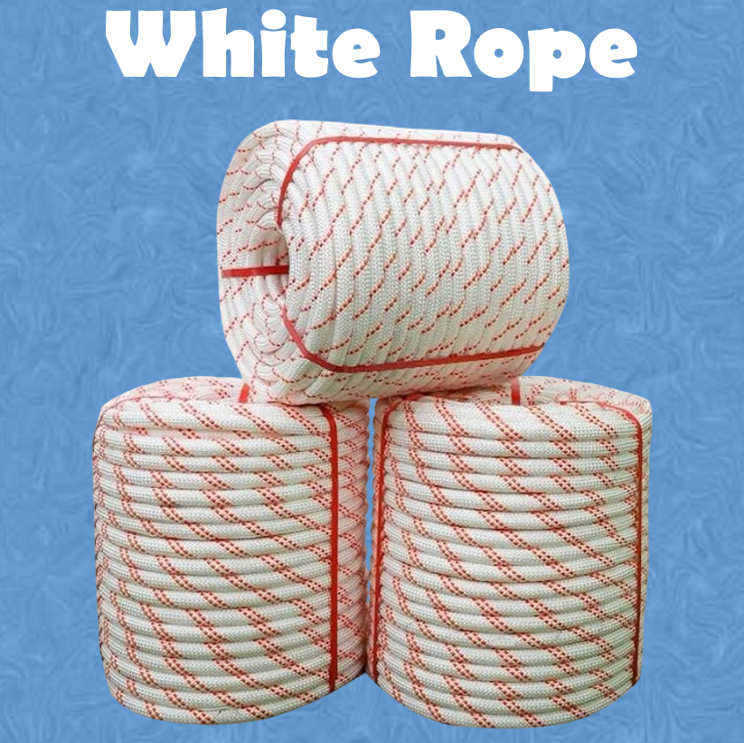 White Rope 4-8mm 25-50 Meters Polypropylene Rope Soft Rope Waterproof ...
