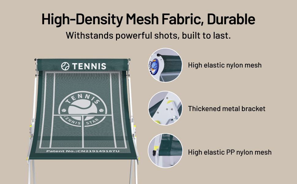 New Folding Tennis Single-person Practice Machine, Home Tennis Practice ...