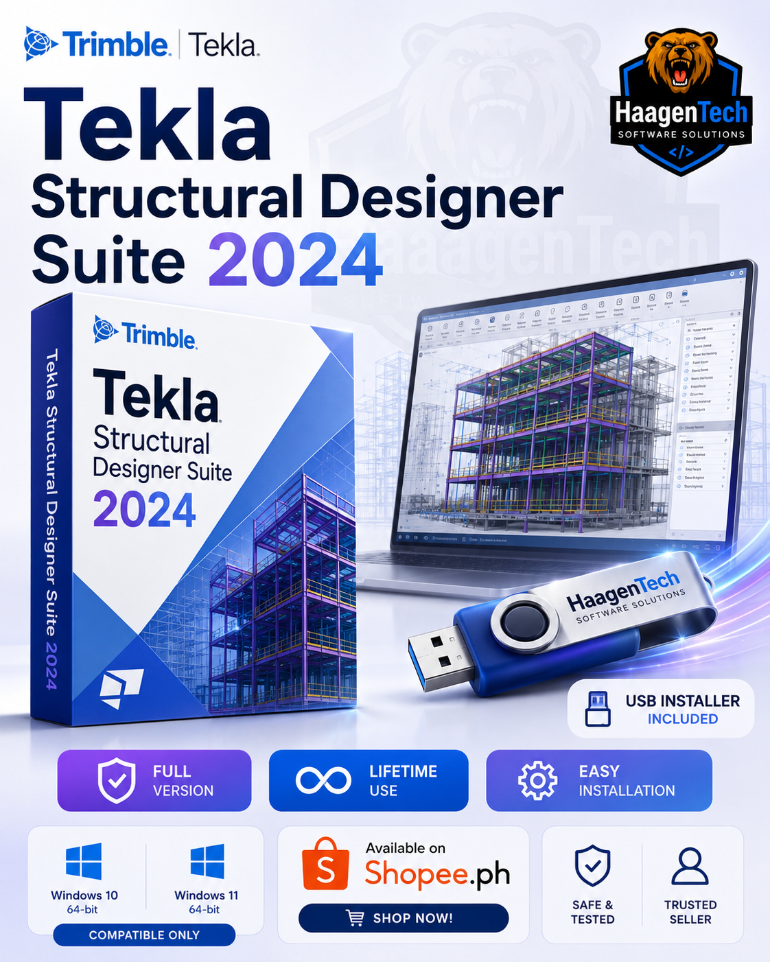 NEW!Tekla Structural Designer Suite Tedds & Tekla Structures 2024 COMES ...