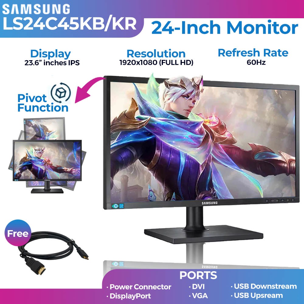 BRANDED MONITOR LENOVO 24