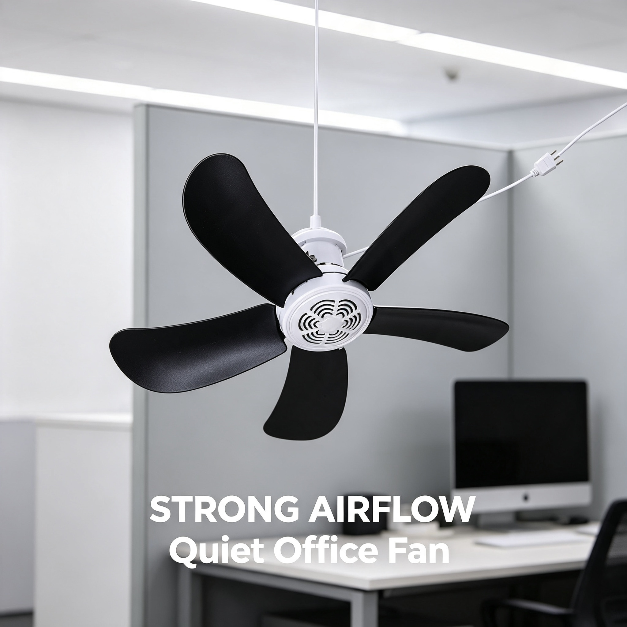 Wall Mounted Oscillating Fan Remote 6 Speed Timer Low Noise Strong ...