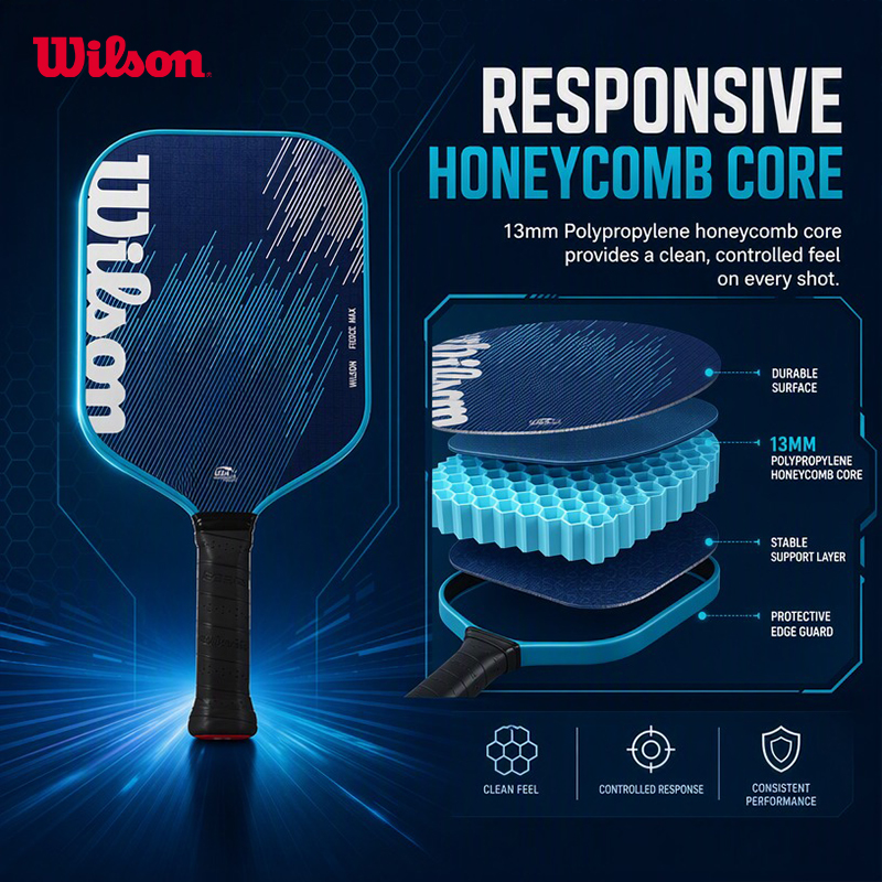 13MM 234G | Wilson FIERCE MAX Pickleball Paddle All-Around Intermediat ...