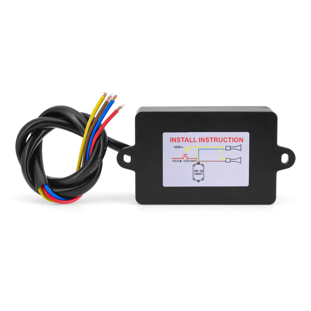 Multi-Tone Car Horn Controller – 12–24V Music Relay Module | Shopee ...