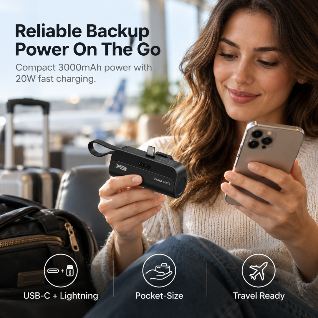 PowerCore Mini 3000mAh Mini Power Bank 20W Fast Charge Type C Lightning ...