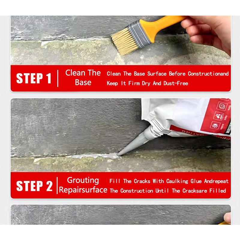 【COD】 Self-Leveling Cement Crack Filler High Elasticity Concrete Repair ...