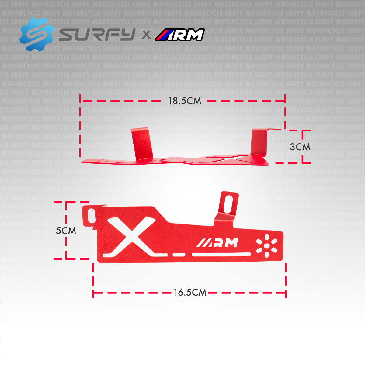 Arm X-Cut Radiator Neck Cover Full CNC Aluminum For NMAX Aerox V1 V2 V3 ...