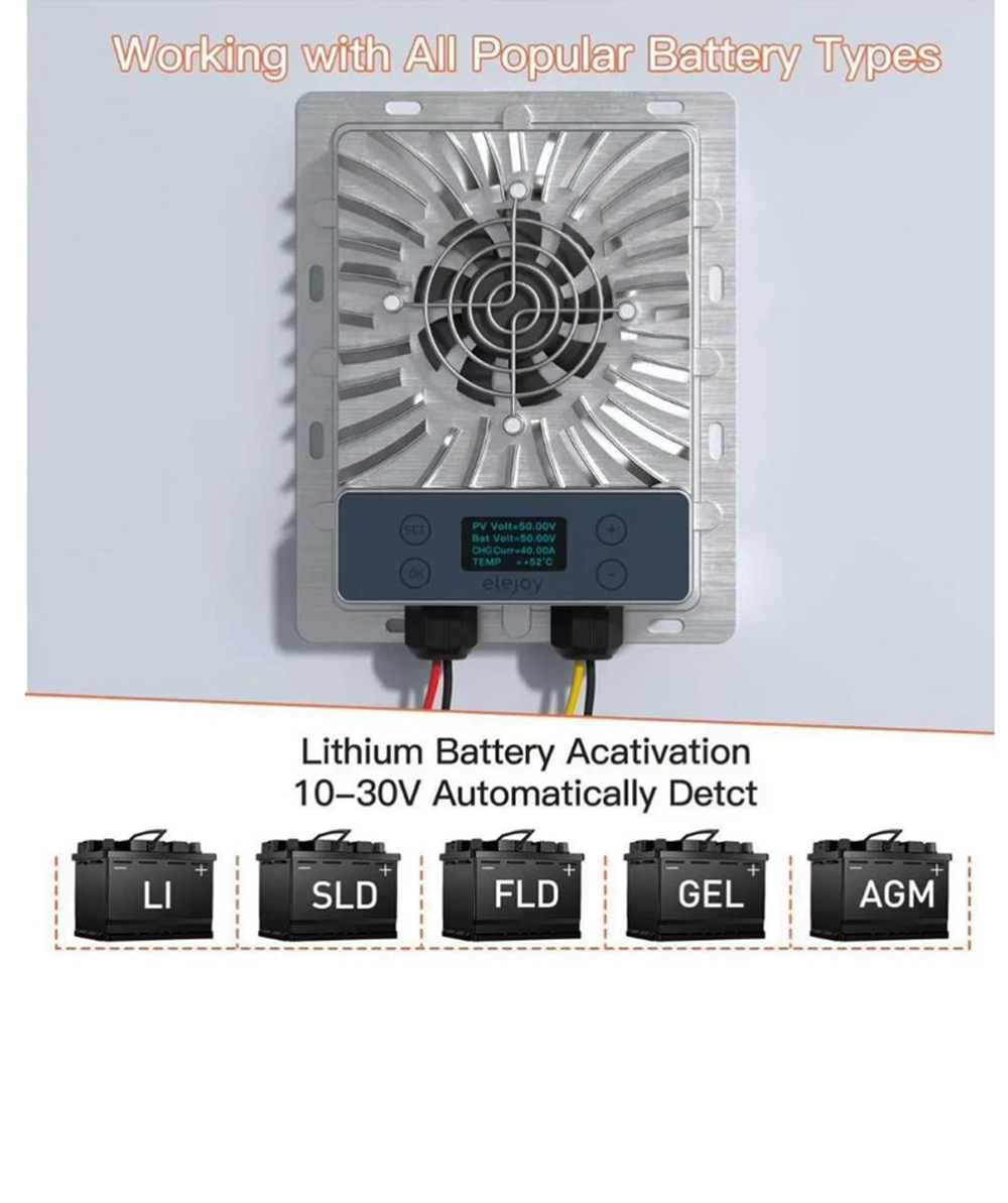 ELEJOY MPPT Step Down Up Solar Controller - Real Time Tracking, High ...