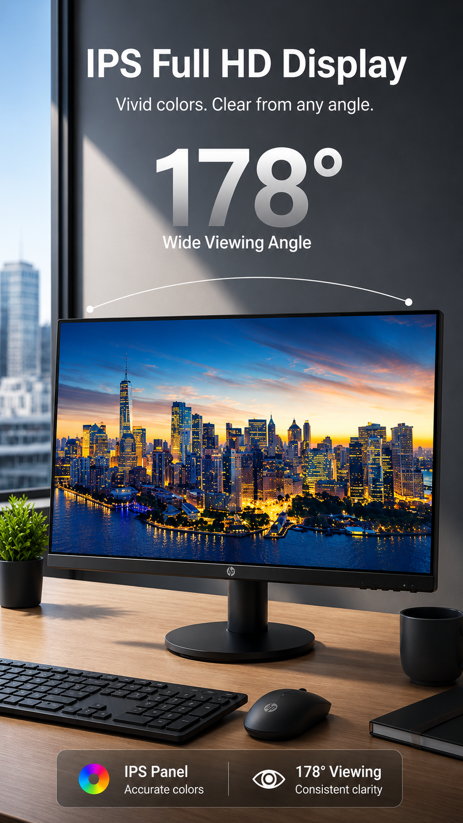 HP DELL SURPLUS Monitor 24
