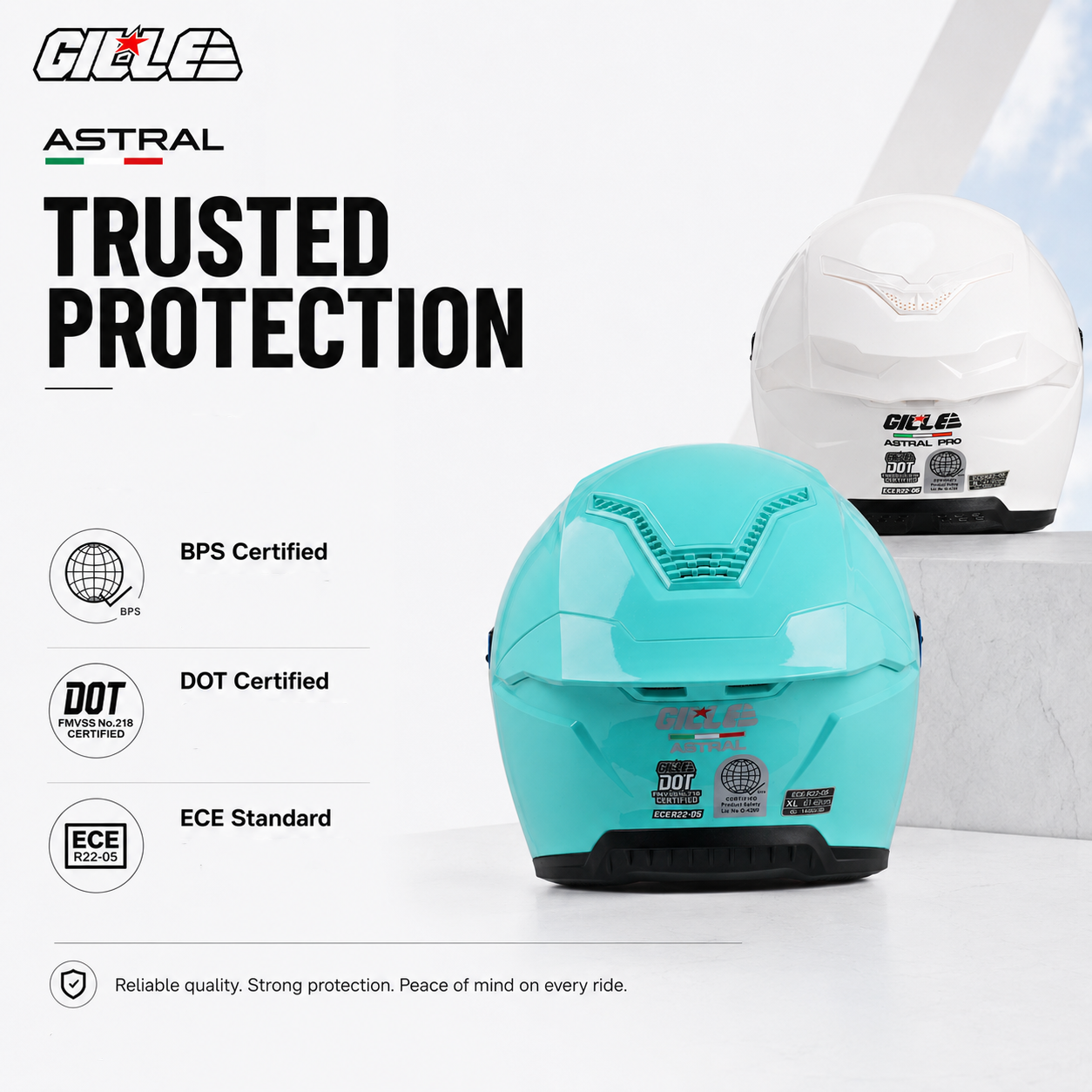 【𝑶𝑭𝑭𝑰𝑪𝑰𝑨𝑳】 GILLE ASTRAL Maori Dual Visor Helmet Full Face for ...