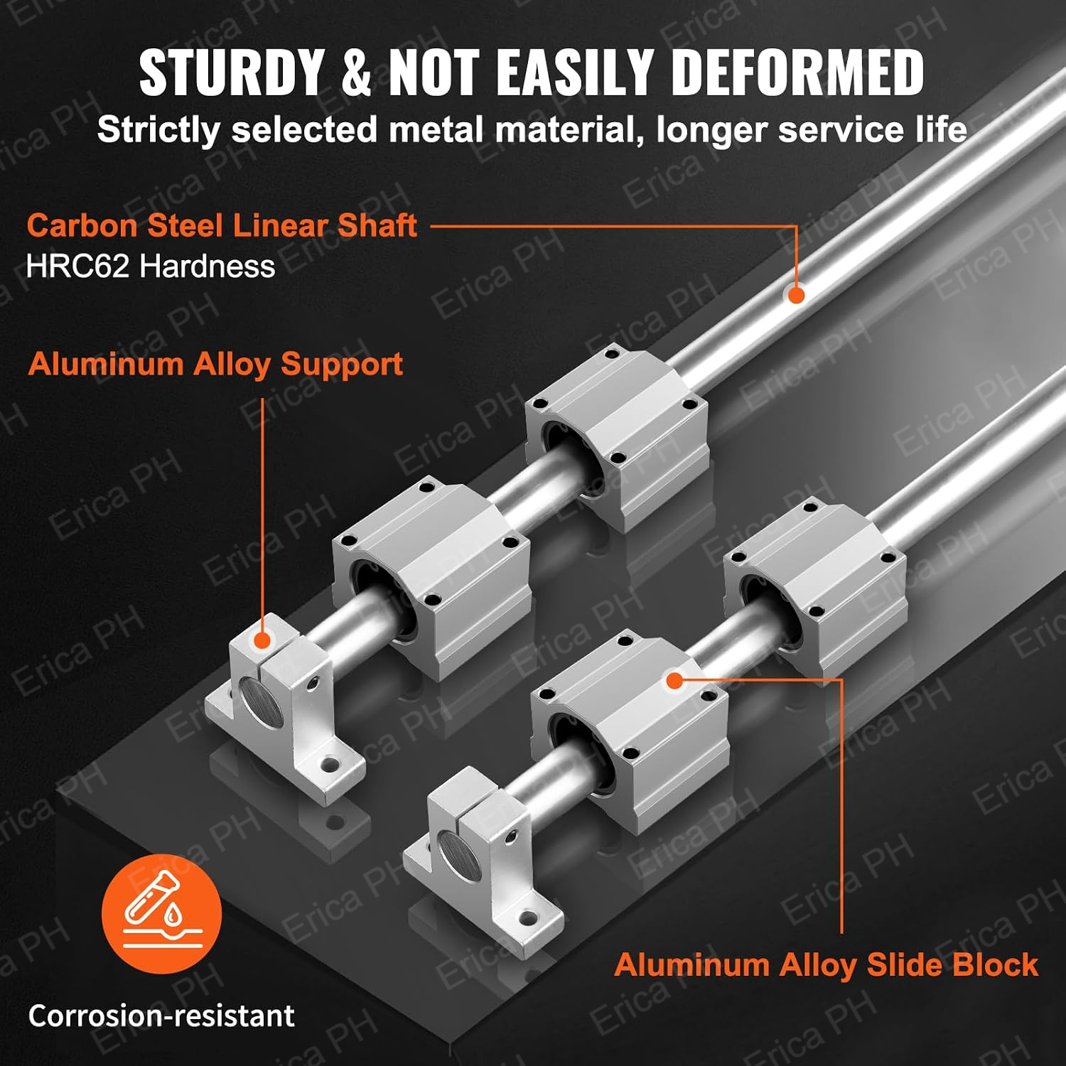 Complete Linear Rail Slide Kits SFC12/16/20 Linear Guide Rail Set for ...